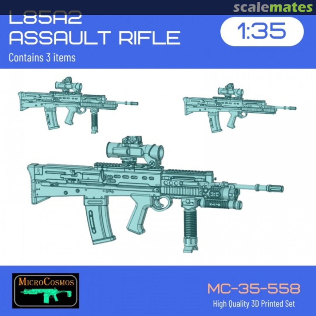Boxart L85A2 Assault Rifle MC-35-558 3D MicroCosmos Boxart L85A2 Assault Rifle MC-35-558 3D MicroCosmos