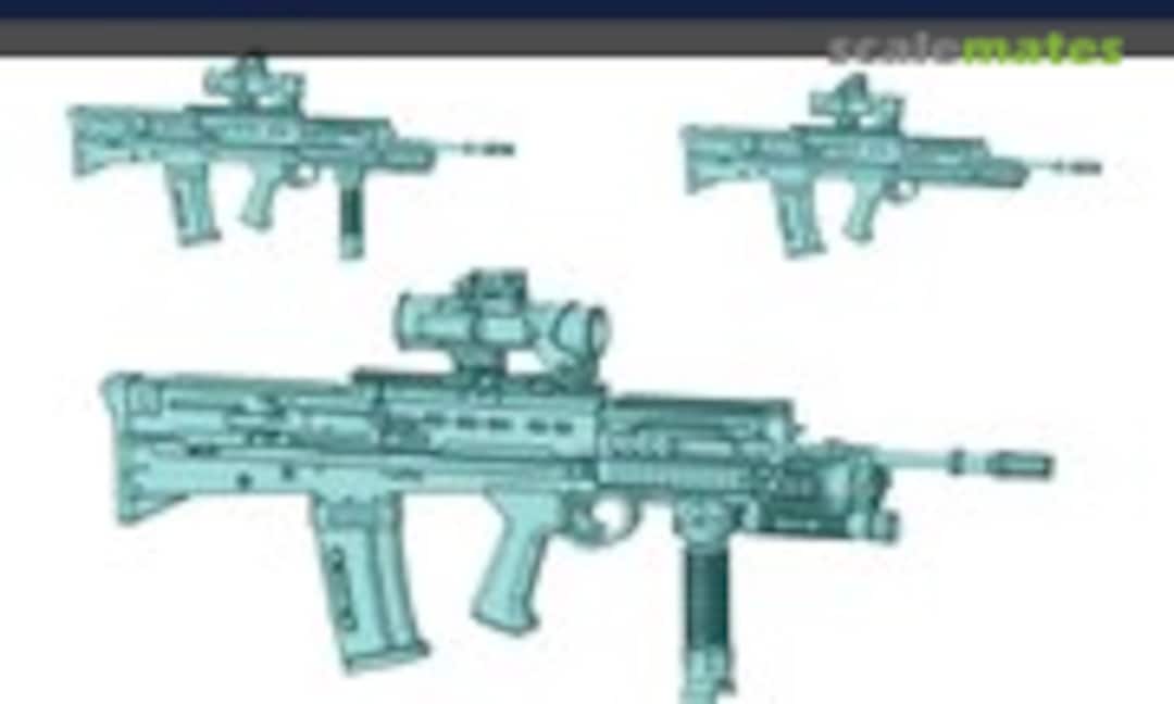 1:35 L85A2 Assault Rifle (3D MicroCosmos MC-35-558) MC-35-558