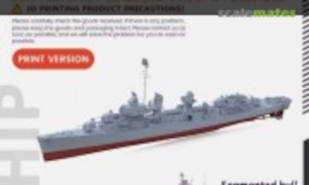 1:350 DD-547 USS Cowell (SSMODEL SSC350534S-A) SSC350534S-A