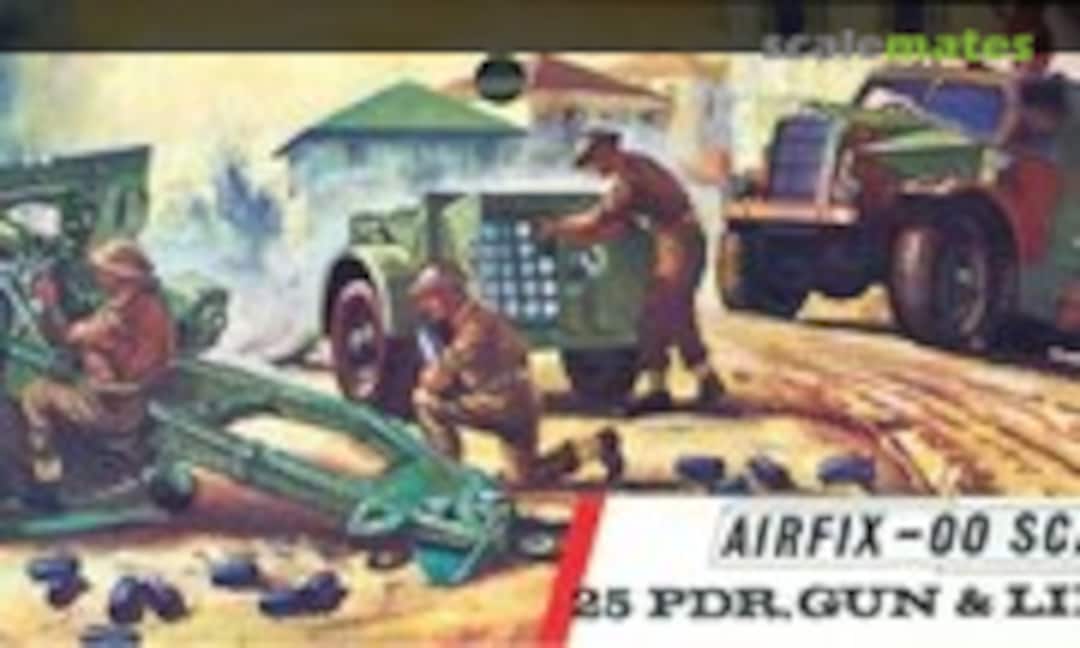 1:76 25 PDR Gun, Limber, and Quad (Airfix A5V)