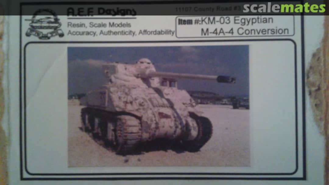 Boxart Egyptian M4A4 Conversion KM-03 A.E.F. Designs