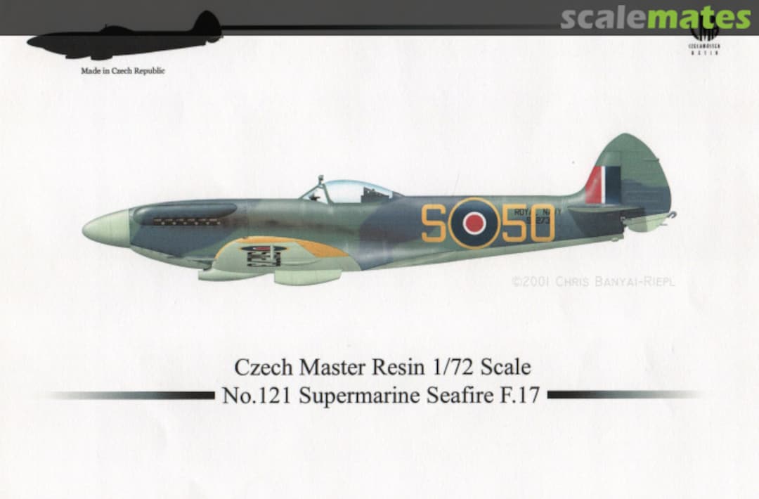 Boxart Supermarine Seafire F.17 CMR72-121 CMR Boxart Supermarine Seafire F.17 CMR72-121 CMR