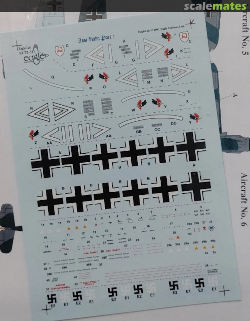 Contents Major Hans "Assi" Hahn EagleCals EC72-51 Eagle Editions Contents Major Hans "Assi" Hahn EagleCals EC72-51 Eagle Editions