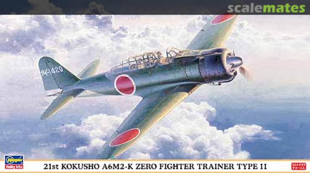 Boxart 21st Kokusho A6M2-K Zero Fighter Trainer Type 11 09855 Hasegawa Boxart 21st Kokusho A6M2-K Zero Fighter Trainer Type 11 09855 Hasegawa