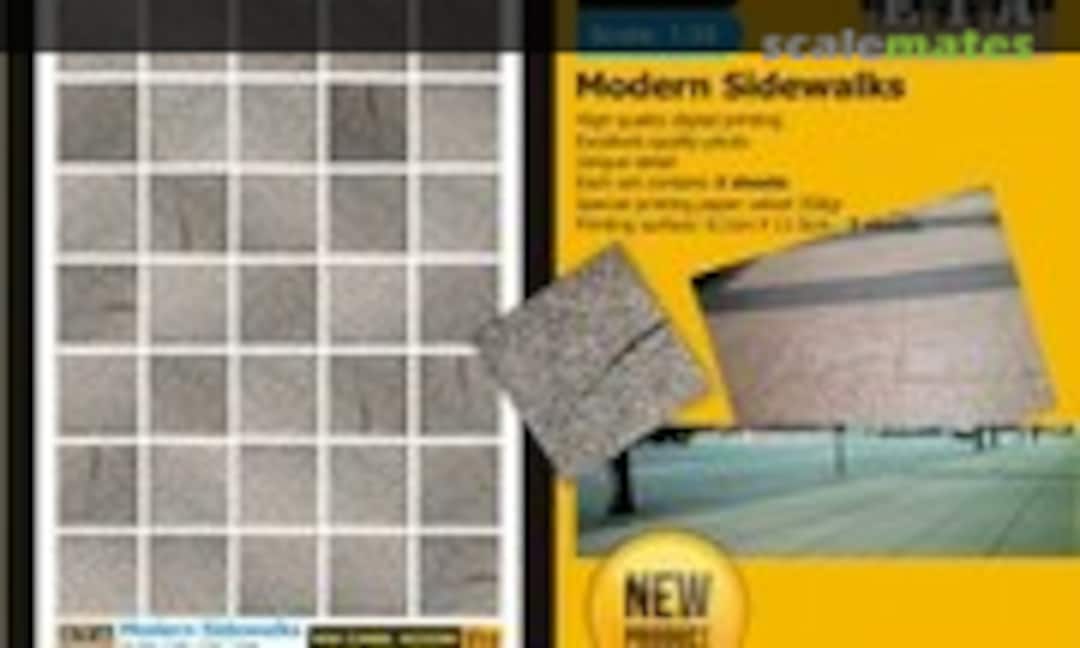 1:35 Modern Sidewalk (ETA Diorama Accessories 212) 212