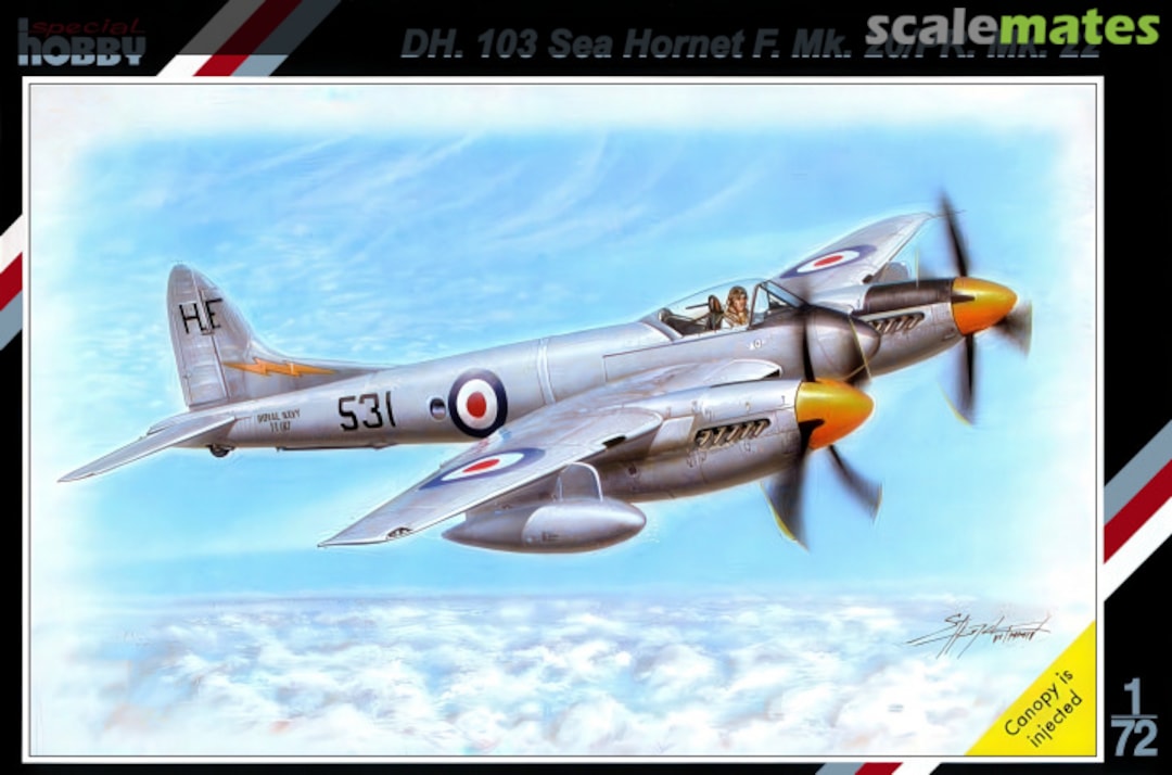 Boxart DH. 103 Sea Hornet F. Mk. 20/PR. Mk. 22 SH72057 Special Hobby Boxart DH. 103 Sea Hornet F. Mk. 20/PR. Mk. 22 SH72057 Special Hobby