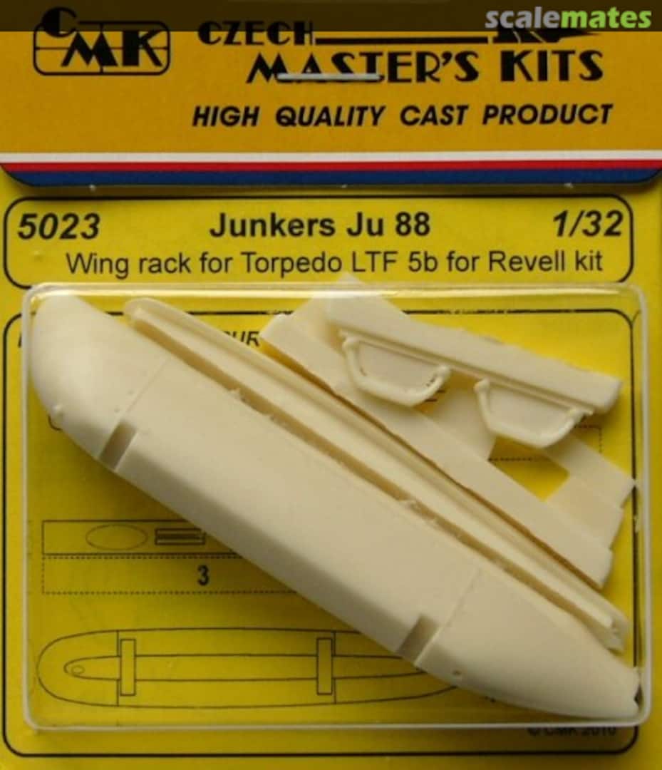 Boxart Junkers Ju 88A Wing rack for Torpedo LTF 5b 5023 CMK Boxart Junkers Ju 88A Wing rack for Torpedo LTF 5b 5023 CMK
