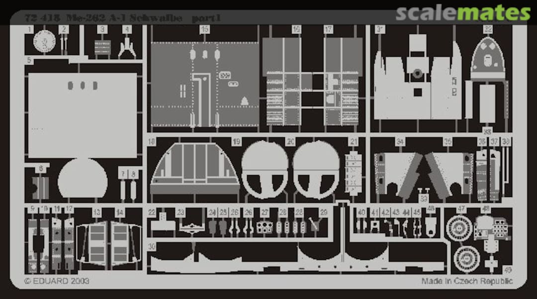 Boxart Me 262A-1 Schwalbe, part 1 72418 Eduard Boxart Me 262A-1 Schwalbe, part 1 72418 Eduard