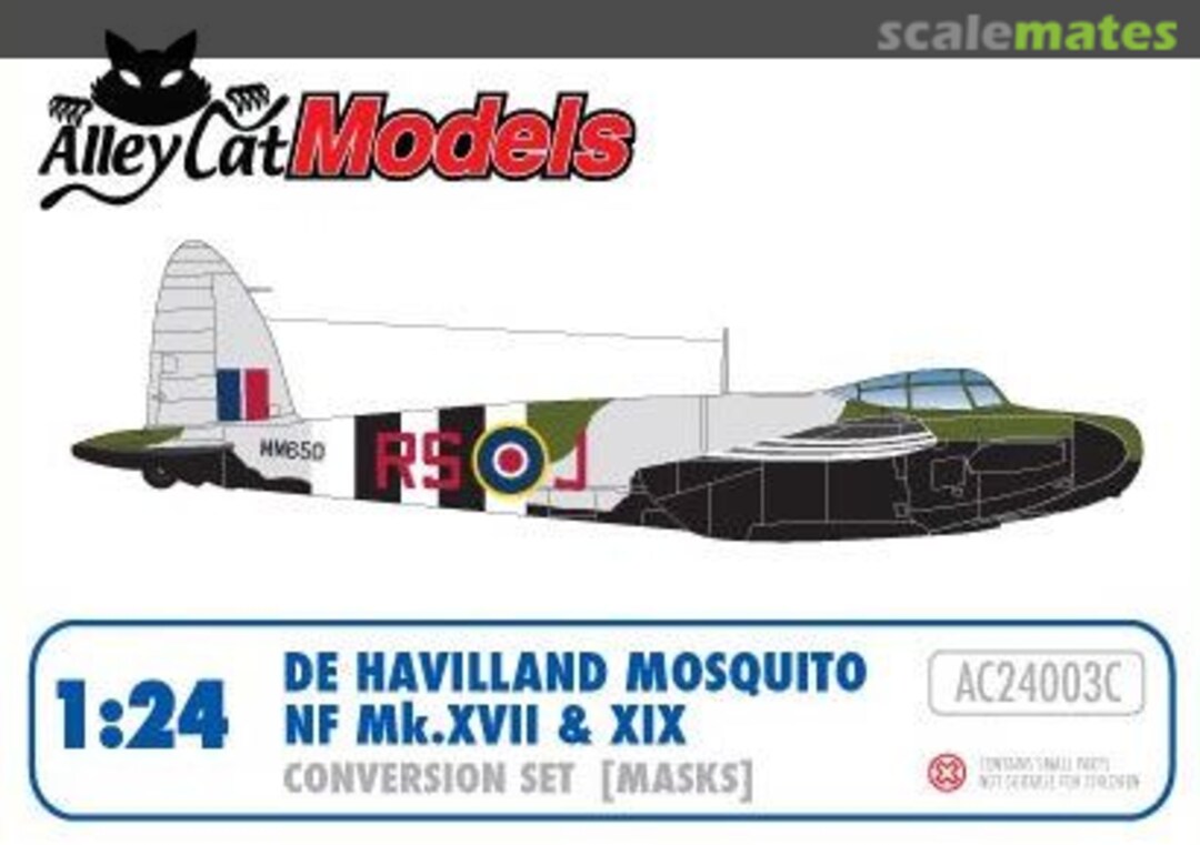 Boxart Mosquito NF Mk. XVII / XIX Conversion Set AC24003C Alley Cat Boxart Mosquito NF Mk. XVII / XIX Conversion Set AC24003C Alley Cat