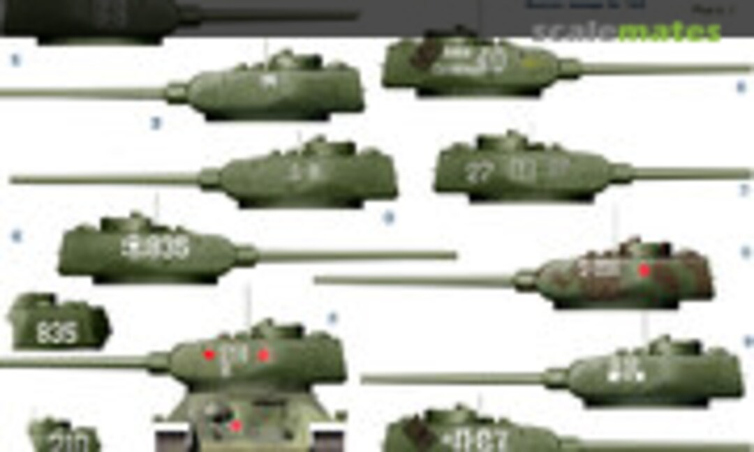 1:72 T-34-85 factory 183. Part I (Colibri Decals 72076) 72076