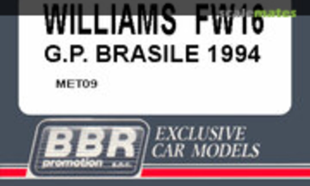 1:43 Williams FW 16 Renault (BBR MET09)
