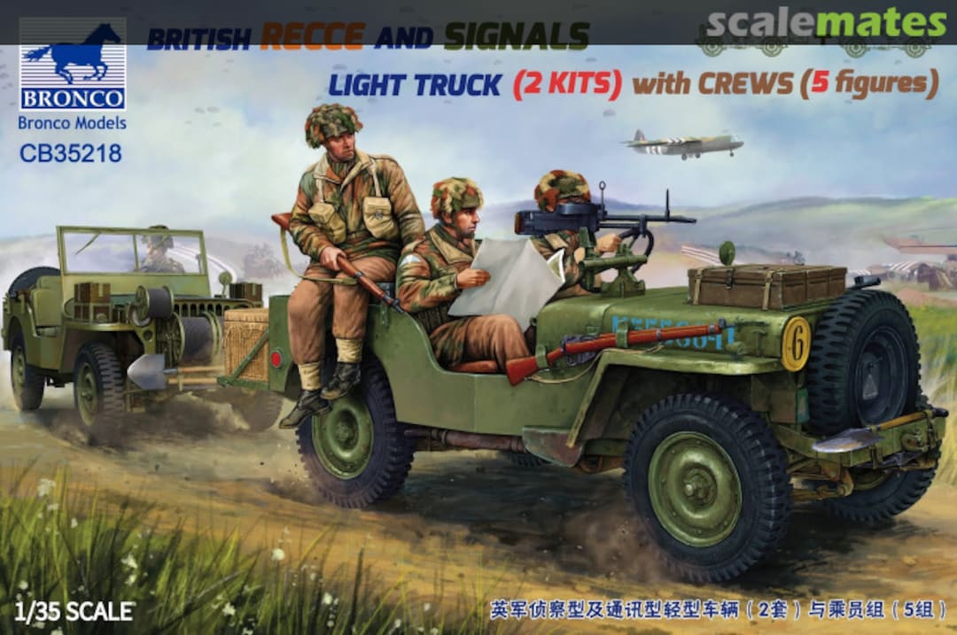 Boxart Recce And Signals Light Truck CB35218 Bronco