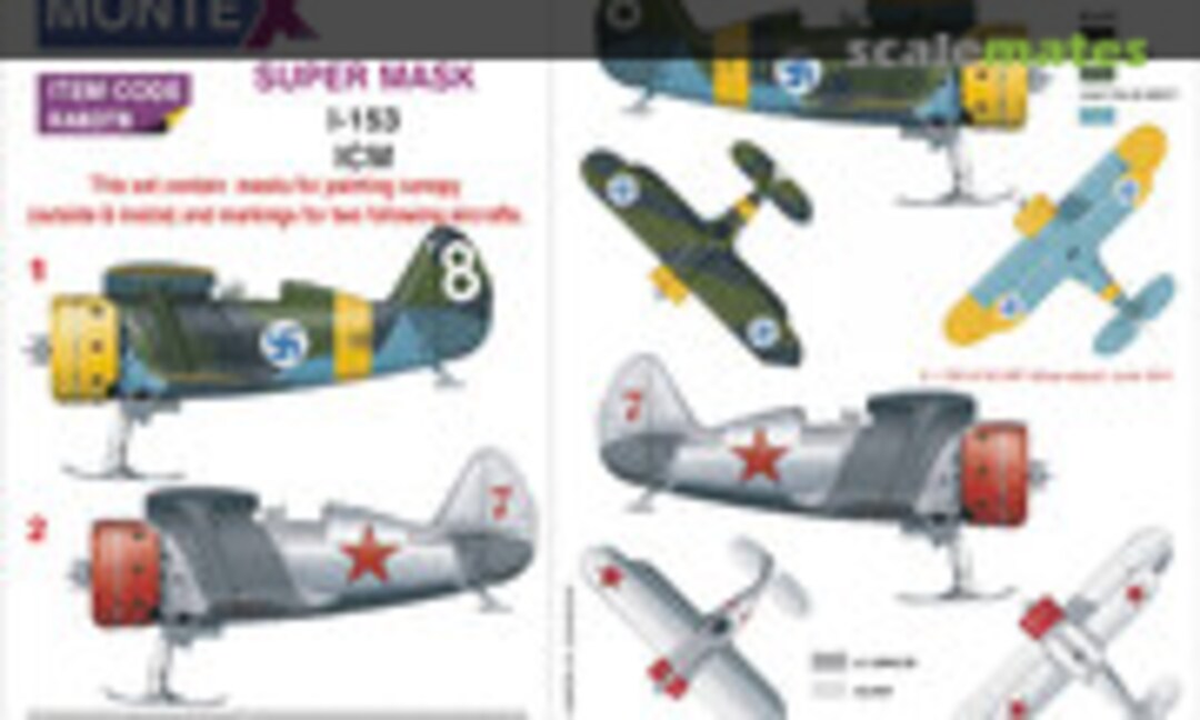 1:48 Polikarpov I-153 Chaika (Montex K48378) K48378