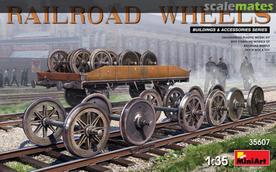 Boxart Railroad wheels 35607 MiniArt Boxart Railroad wheels 35607 MiniArt