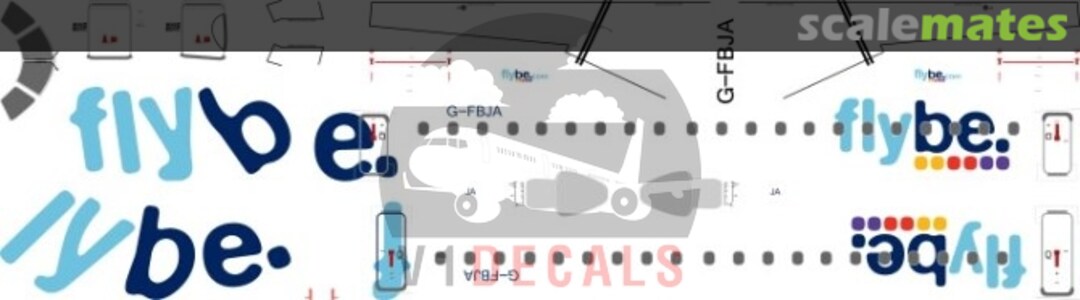 Boxart Flybe Embraer E175 V1D0145-144 V1 Decals Boxart Flybe Embraer E175 V1D0145-144 V1 Decals