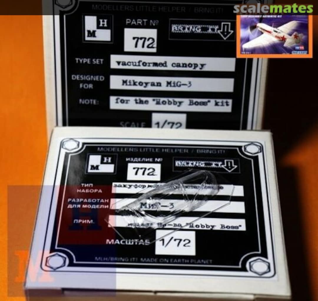 Boxart MiG-3 772 MLH/Bring It! Boxart MiG-3 772 MLH/Bring It!