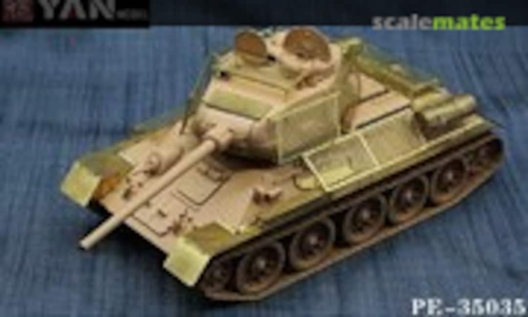 1:35 Soviet Bedspring Armor for T34-85, JS-2 (Yan Model PE-35035) PE-35035