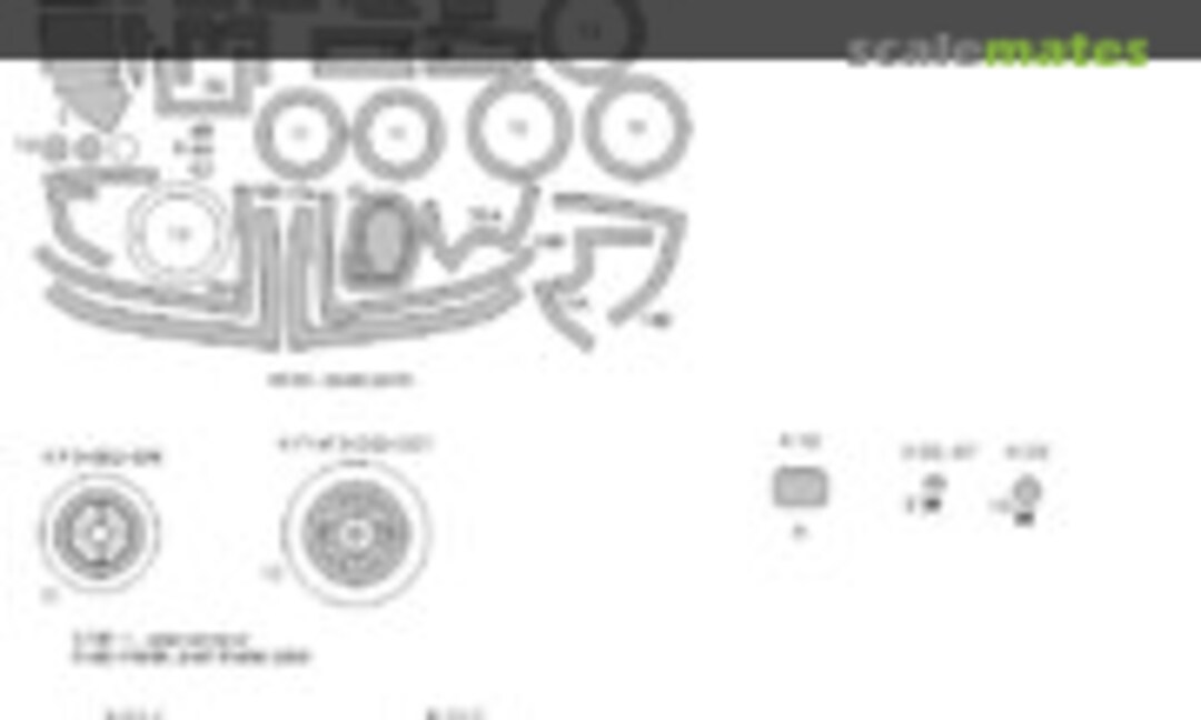 1:48 DB-26B/C BASIC kabuki masks (New Ware NWAM0922) NWAM0922