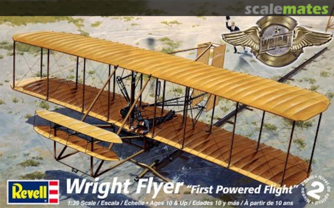 Boxart Wright Flyer "First Powered Flight" 85-5243 Revell Boxart Wright Flyer "First Powered Flight" 85-5243 Revell