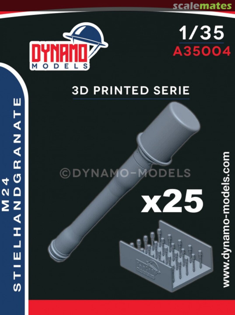 Boxart M24 STIELHANDGRANATE (25PCS) A35004 Dynamo Models Boxart M24 STIELHANDGRANATE (25PCS) A35004 Dynamo Models