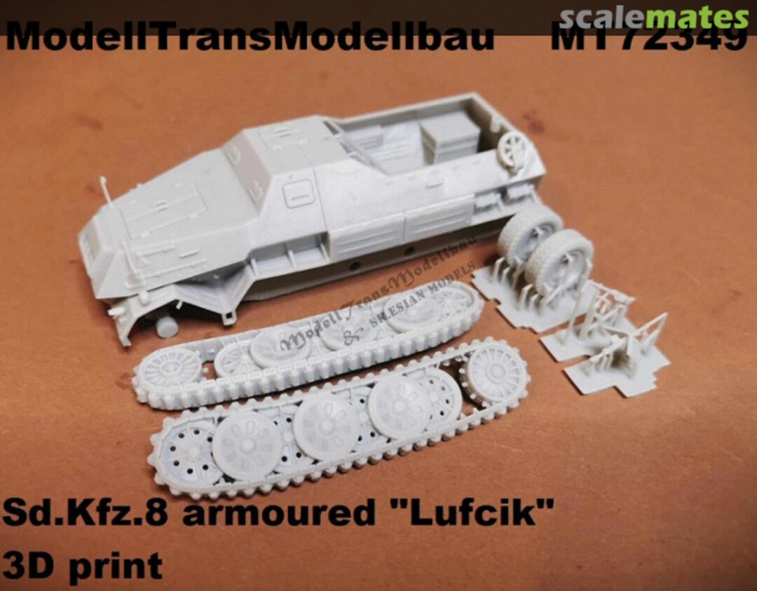 Contents Sd.Kfz.8 armoured "Lufcik" MT72349 Modell Trans Modellbau Contents Sd.Kfz.8 armoured "Lufcik" MT72349 Modell Trans Modellbau