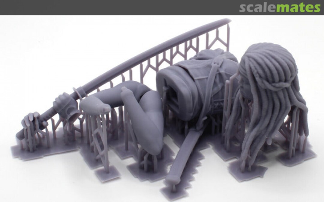 Contents Michonne - The Walking Dead Bust (3D-Printed) 10419 FC Model Trend