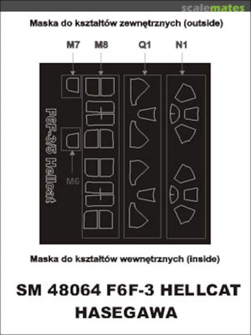 Boxart Grumman F6F-3 Hellcat SM48064 Montex Boxart Grumman F6F-3 Hellcat SM48064 Montex