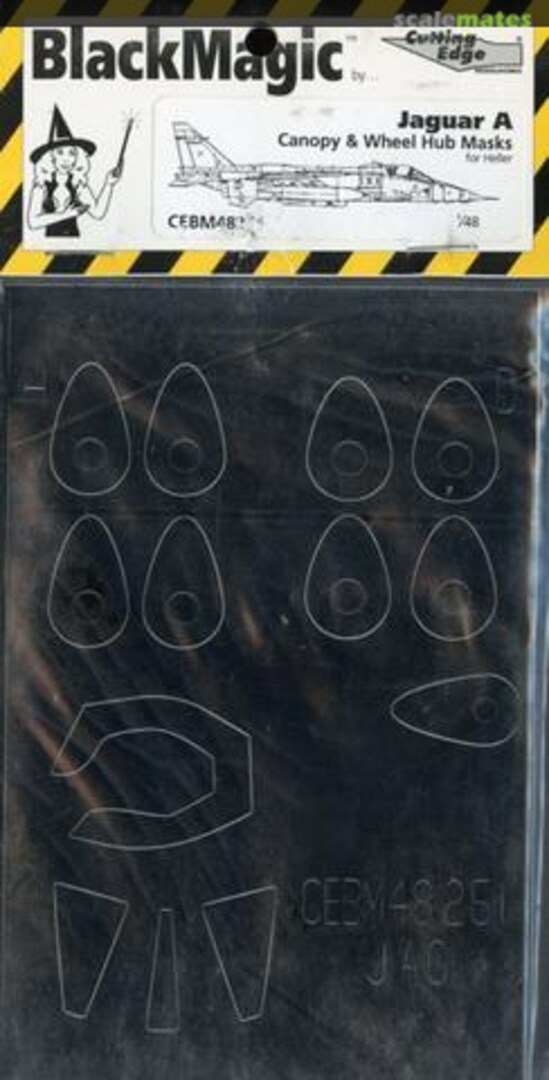 Boxart Jaguar A Canopy & Wheel Hub Masks CEBM48251 Cutting Edge Modelworks Boxart Jaguar A Canopy & Wheel Hub Masks CEBM48251 Cutting Edge Modelworks