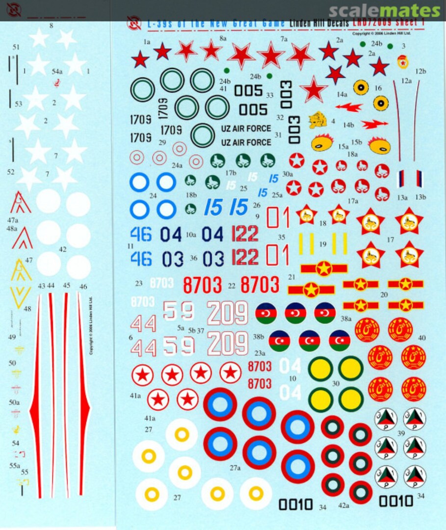 Contents L-39s of the new Great Game LHD72009 Linden Hill Decals Contents L-39s of the new Great Game LHD72009 Linden Hill Decals