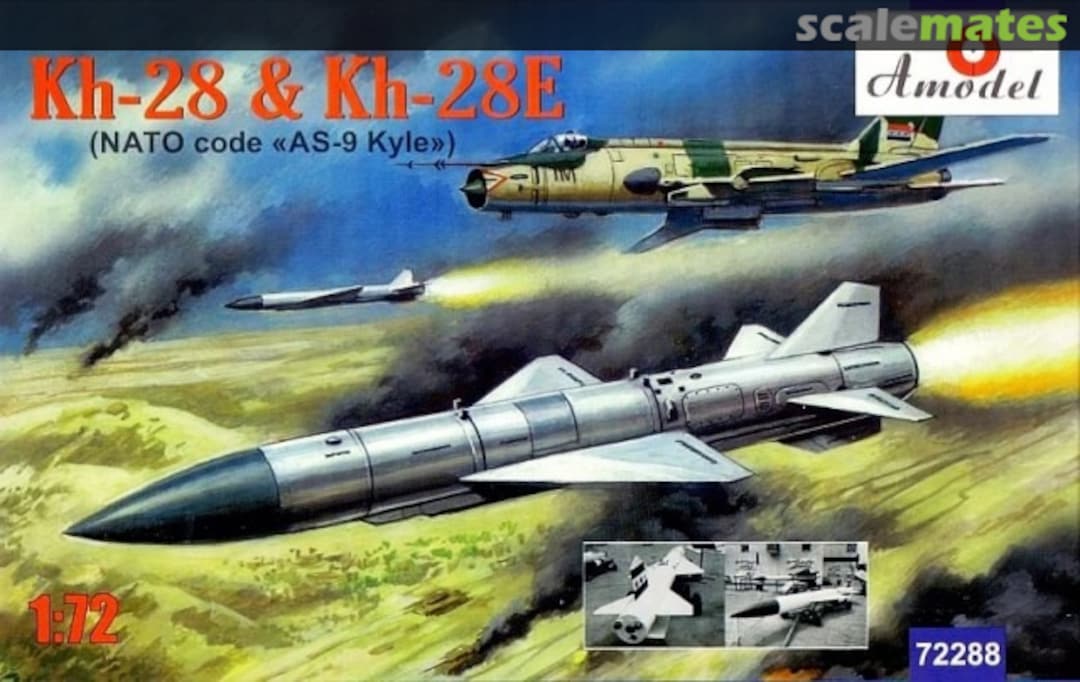 Boxart Kh-28 & Kh-28E 72288 Amodel Boxart Kh-28 & Kh-28E 72288 Amodel