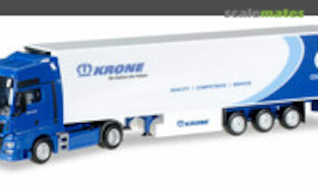 MAN TGX XXL Eurokühlkoffer-Sattelzug ?Krone? (Herpa 925662)
