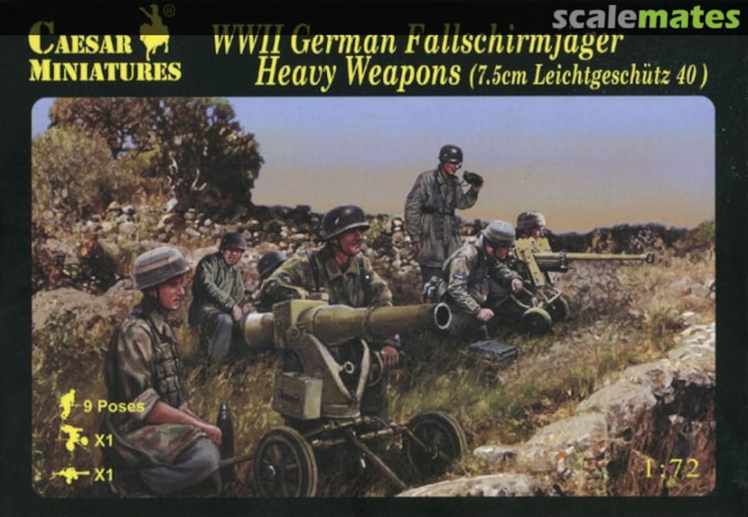 Boxart Fallschirmjäger Heavy Weapons H098 Caesar Miniatures