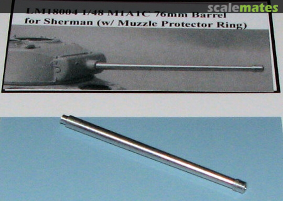 Boxart M1A1C 76mm Barrel for Sherman LM18004 LionMarc Boxart M1A1C 76mm Barrel for Sherman LM18004 LionMarc
