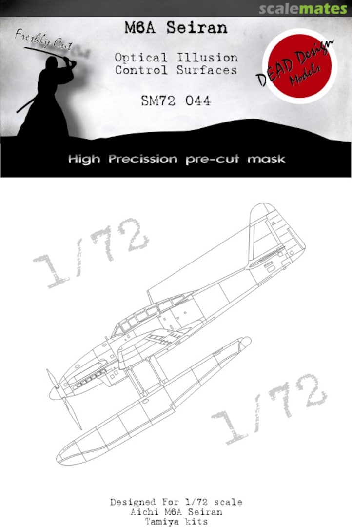 Boxart M6A Seiran - Control Surfaces SM72044 DEAD Design Models