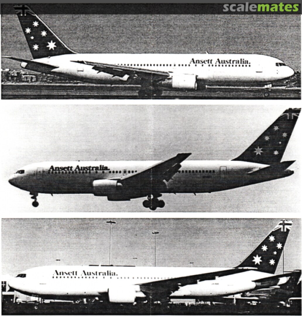 Boxart Ansett Australia 767-200 FP20-154 Flightpath Decals Boxart Ansett Australia 767-200 FP20-154 Flightpath Decals