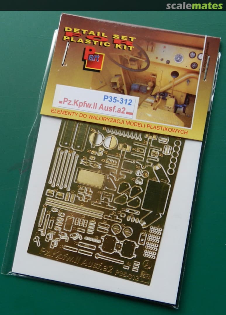 Boxart Pz.Kpfw.II Ausf.a2 P35-312 Part Boxart Pz.Kpfw.II Ausf.a2 P35-312 Part
