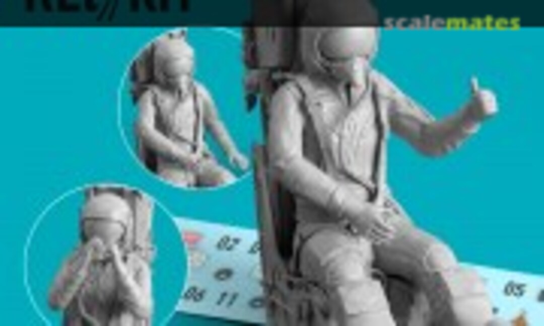 1:32 Mirage 2000C, 2000-5 (India) pilot sitting in ejection seat MB Mk.10Q (Type 1) (3D Printed) (ResKit RSF32-0010) RSF32-0010