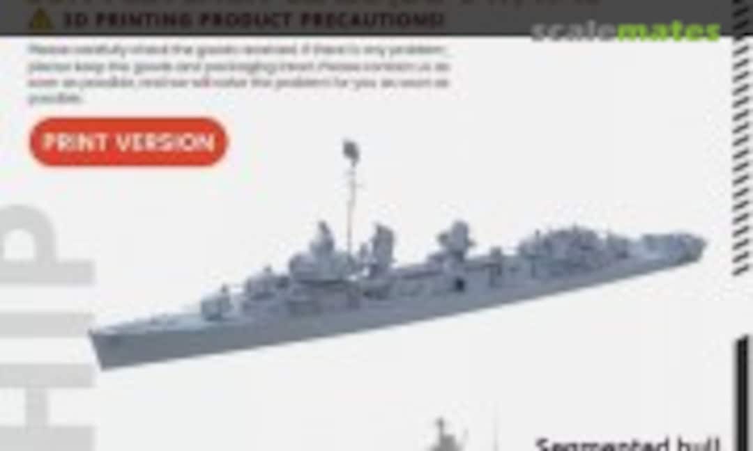 1:350 DD-547 USS Cowell (SSMODEL SSC350534-A) SSC350534-A