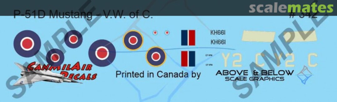 Boxart North American P-51D Mustang IV 342 Above & Below Graphics Boxart North American P-51D Mustang IV 342 Above & Below Graphics