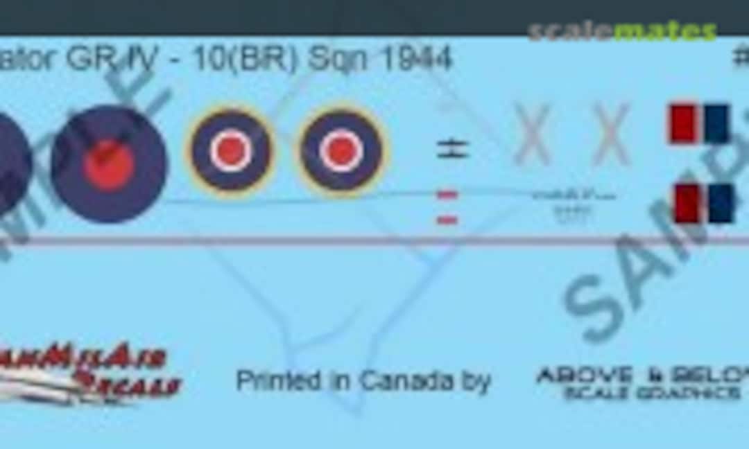 1:72 Consolidated B-24 GR.IV Liberator (Above & Below Graphics 126) 126