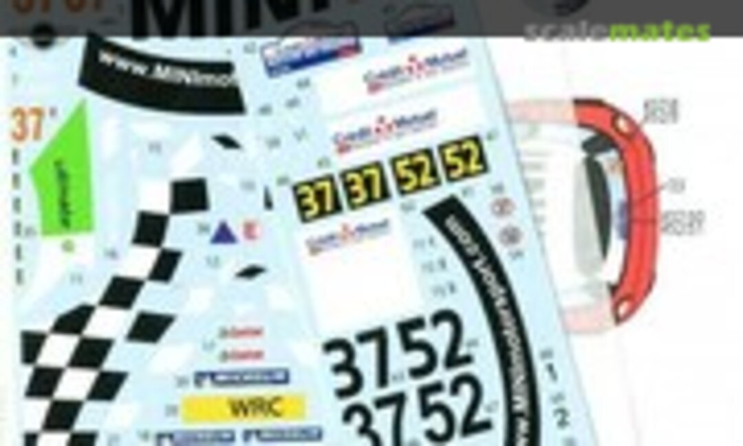 1:24 Mini John Cooper Works WRC (Studio27 ST27-DC929) ST27-DC929