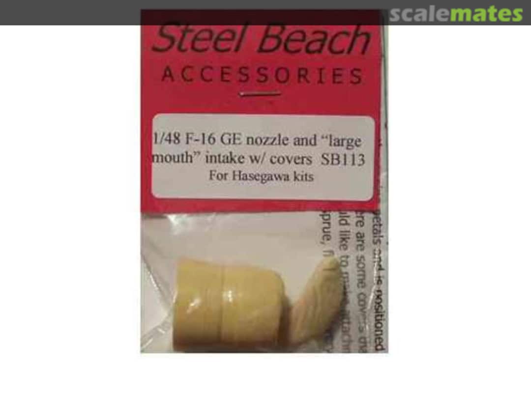 Boxart Steel Beach F-16 Falcon FOD Covered MCID Large Mouth Intake & GE Engine Nozzle 48014 Steel Beach Boxart Steel Beach F-16 Falcon FOD Covered MCID Large Mouth Intake & GE Engine Nozzle 48014 Steel Beach