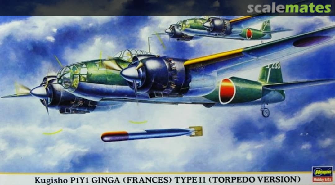 Boxart Kugisho P1Y1 Ginga (Frances) Type 11 (Torpedo Version) 00025 Hasegawa Boxart Kugisho P1Y1 Ginga (Frances) Type 11 (Torpedo Version) 00025 Hasegawa
