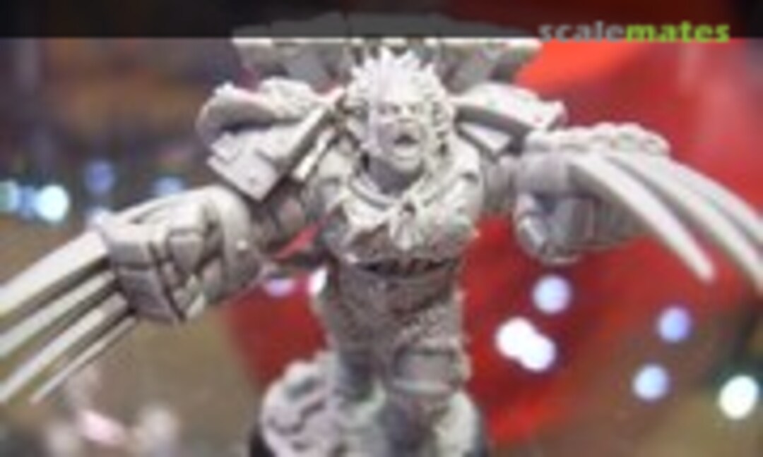 28mm Space wolves captain with wolf claws (Games Workshop )