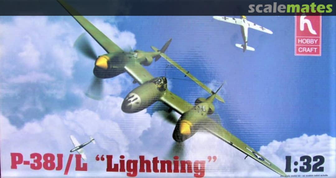 Boxart P-38 J/L "Lightning" HC1715 Hobbycraft