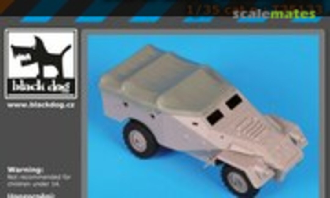 1:35 BTR 40 canvas accessories set (Black Dog T35133) T35133