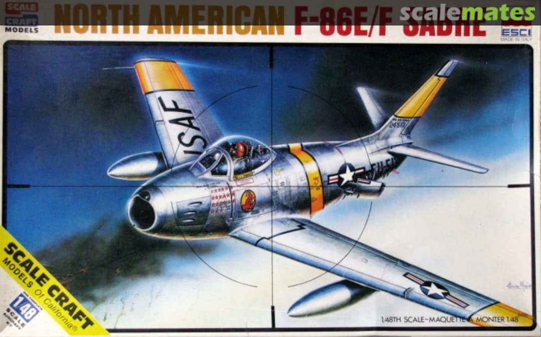 Boxart North American F-86/E Sabre 4039 ESCI/Scale Craft Boxart North American F-86/E Sabre 4039 ESCI/Scale Craft