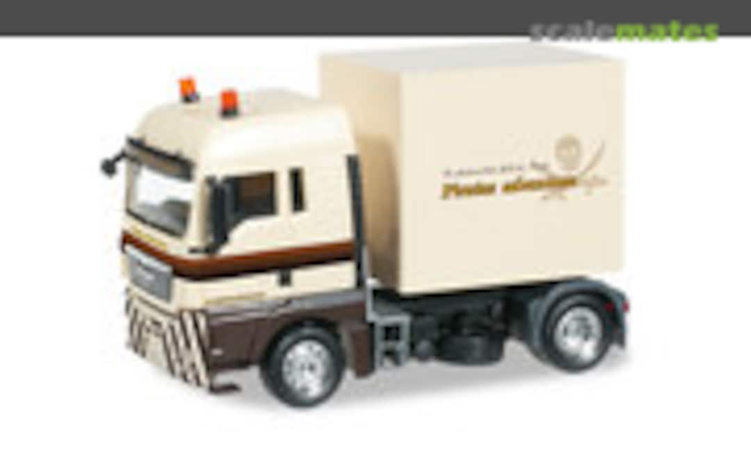 1:87 MAN TGX XLX Schausteller-Zugmaschine mit Koffer &quot;Schneider Lippstadt&quot; (Herpa 303729)