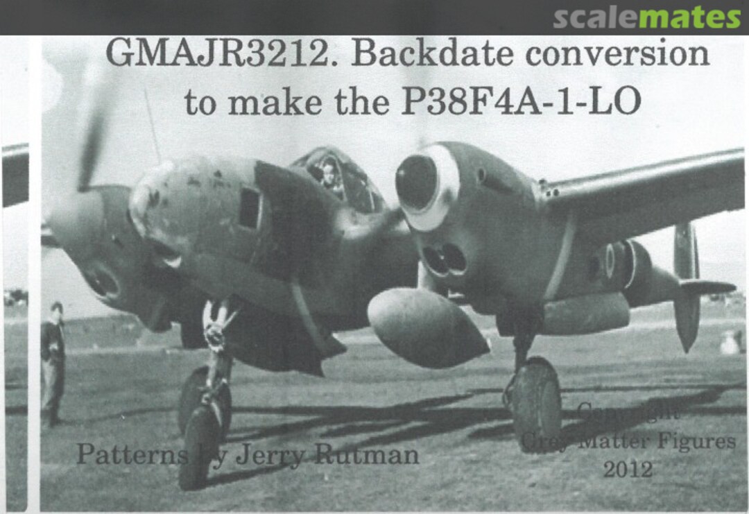 Boxart P-38 Back-Date F4A-1-LO RECON GMAJR3212 Grey Matter Figures Boxart P-38 Back-Date F4A-1-LO RECON GMAJR3212 Grey Matter Figures