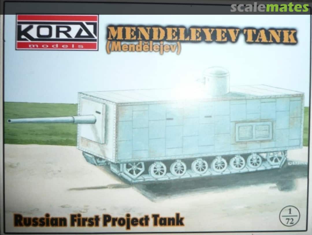 Boxart Mendeleyev Tank A7227 Kora Models Boxart Mendeleyev Tank A7227 Kora Models
